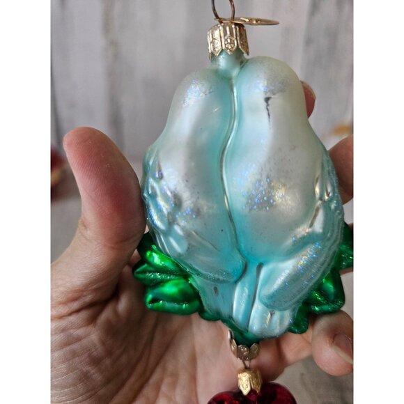 Radko lovey dovey Dove bird heart morning ornament vintage Xmas tree - Picture 5 of 11